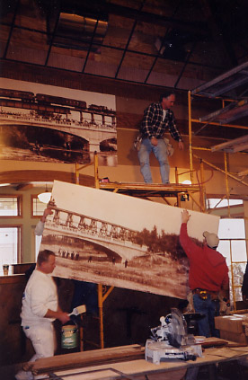 mural installation