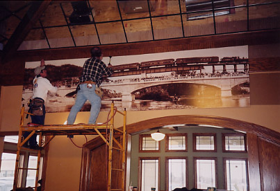 mural installation