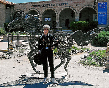 Trudi at Tuboc Museum